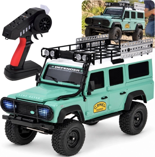 Modelo todoterreno Land Rover Defender 110 4WD teledirigido