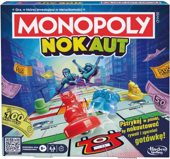 Monopoly Knockout – juego de mesa familiar