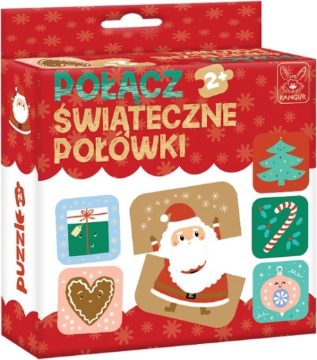 Empareja dulces mitades navideñas – juego educativo infantil