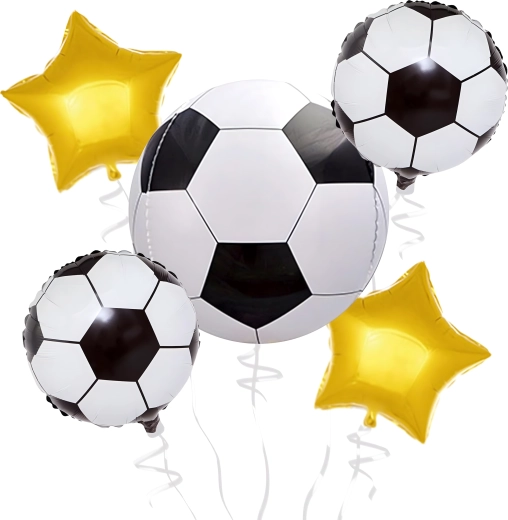 Set de globos de fútbol – 5 uds