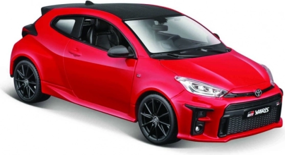 Modelo metálico Toyota Yaris 2021 rojo 1/24