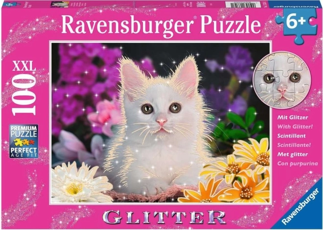 Puzzle brillante Ravensburger Gato XXL 100 piezas