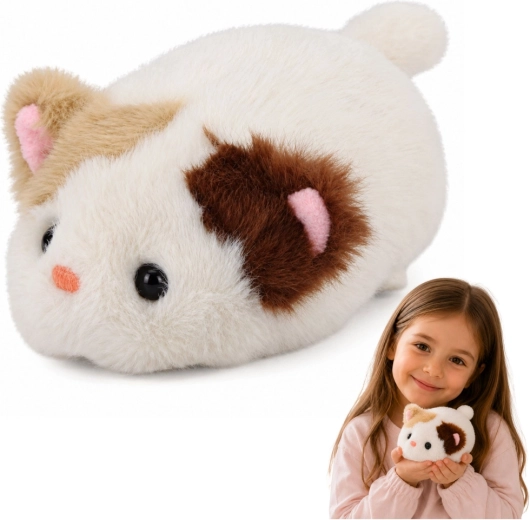 Gatita de peluche blanca 16 cm - 1 pieza