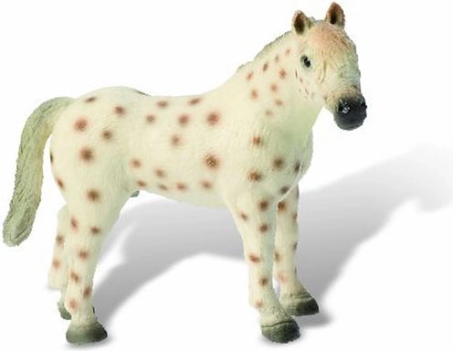 BULLYLAND semental knabstrupper – figura pintada a mano