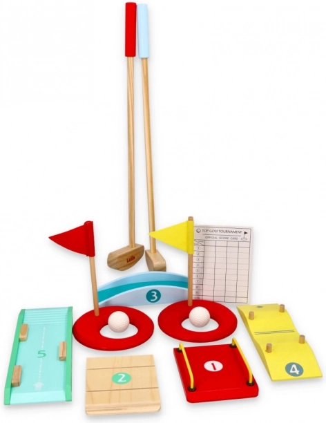 Juego de minigolf infantil LELIN
