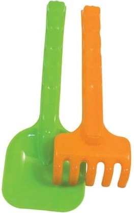 Set de pala y rastrillo 25 cm - 1 pieza