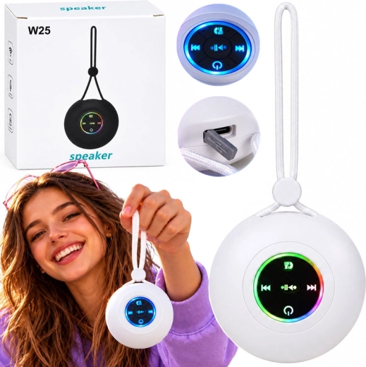 Altavoz Bluetooth portátil colgante con iluminación RGB