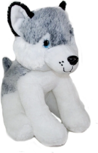 Perro husky de peluche interactivo 24 cm
