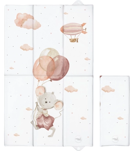 Ceba Baby cambiador de viaje Basic Mouse 80 × 50 cm