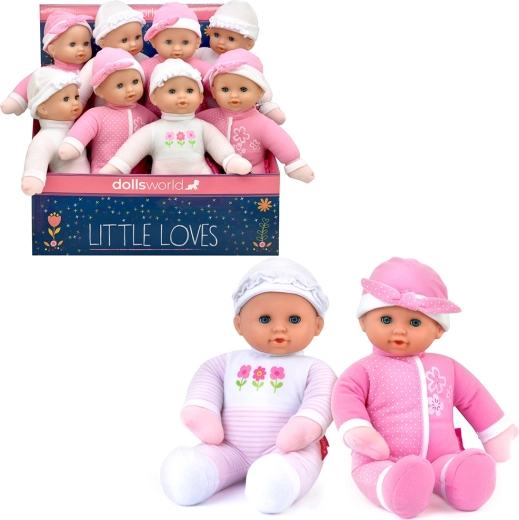Bebé interactivo Dolls World Adélka y Barborka con sonido - 1 unidad