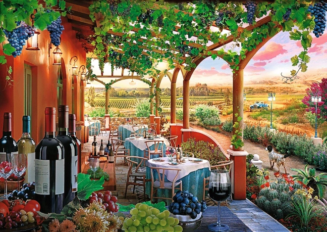 Puzzle TREFL Premium Plus Tea Time: viñedo italiano 1000 piezas