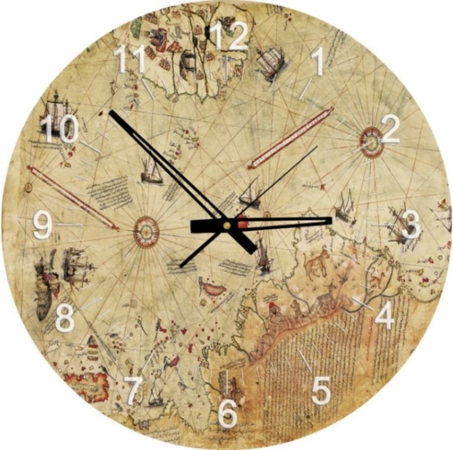 Puzzle reloj mapa del capitán Reise (570 piezas)