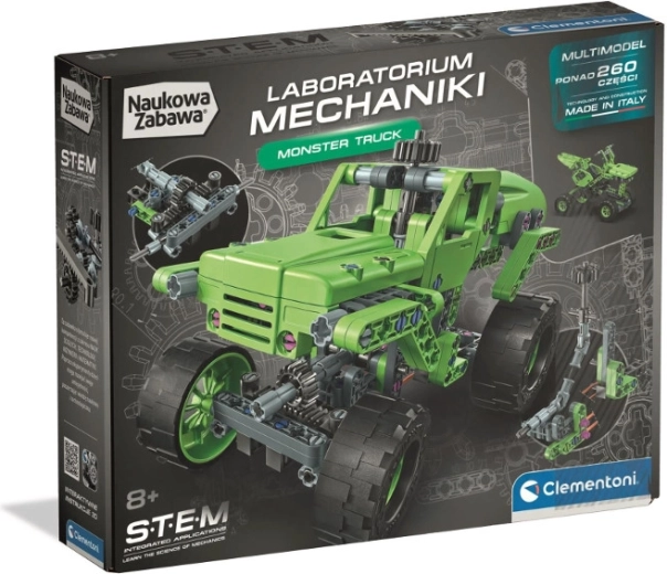 Laboratorio de mecánica – monster truck, kit de construcción 2 en 1