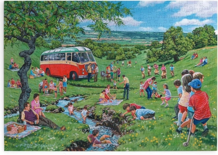 Puzzle Picnic dominical, 500 piezas