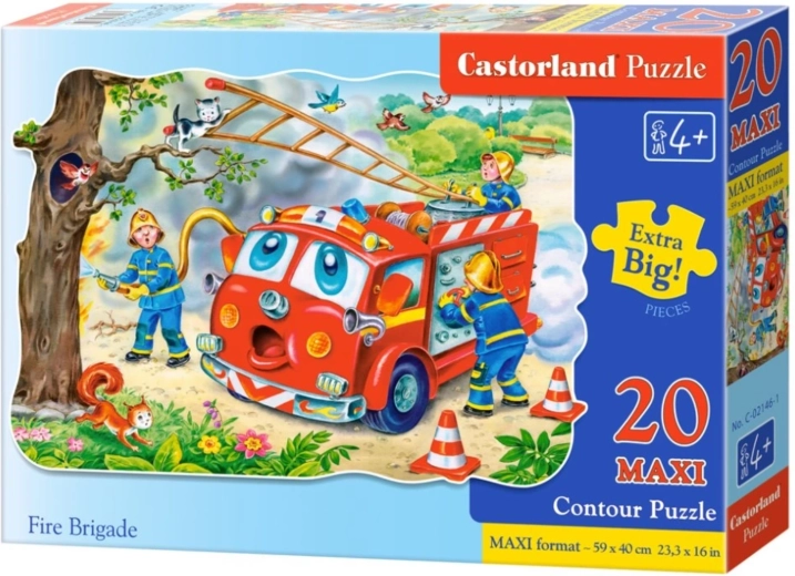 Puzzle infantil MAXI Bomberos
