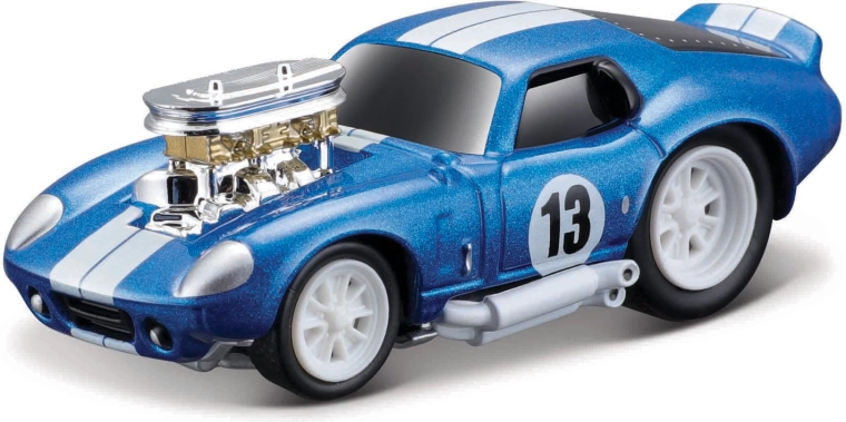 Maisto Muscle Machines Shelby Cobra Daytona Coupe azul 1:64