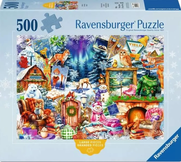 Ravensburger Puzzle Pueblecito de montaña XXL 500 piezas