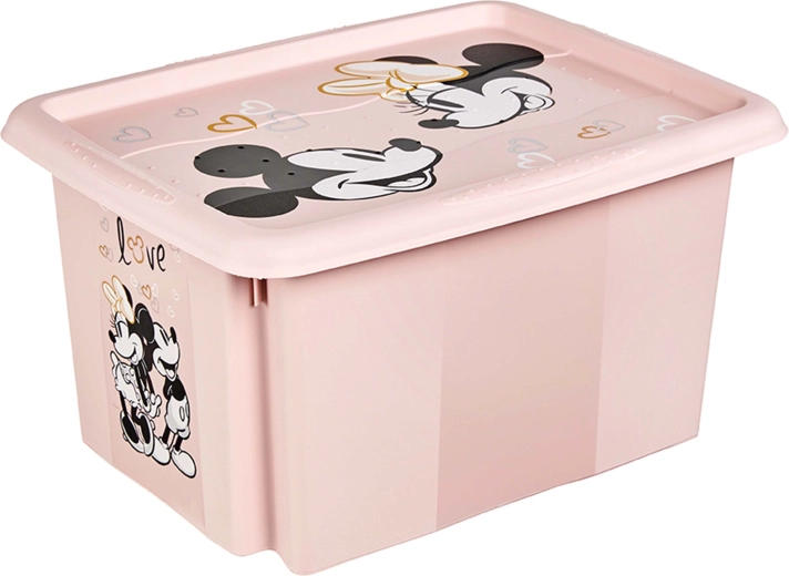 Caja de almacenamiento con tapa Minnie 15 l