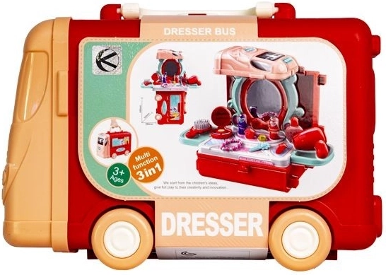 Set de cosmética en maletín para pequeñas coquetas - 1 unidad