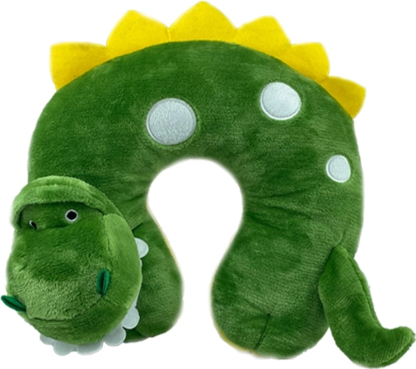 Reposacabezas de peluche cocodrilo 3D