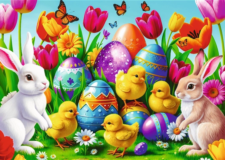 Rompecabezas Prado de Pascua 500 piezas TREFL