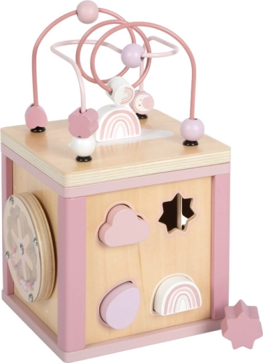 Cubo de motricidad Small foot rosa
