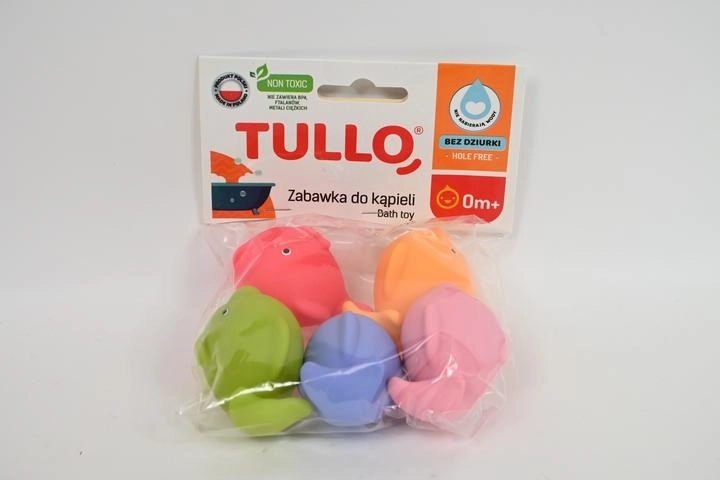 Peces de baño de colores sin orificio (5 uds.)