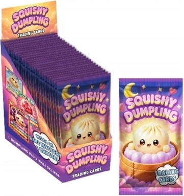 Cartas coleccionables laminadas Squishy Dumlings en sobre