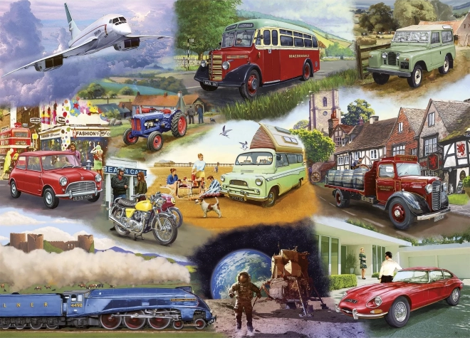 Puzzle GIBSONS Montamos juntos: medios de transporte 24 piezas