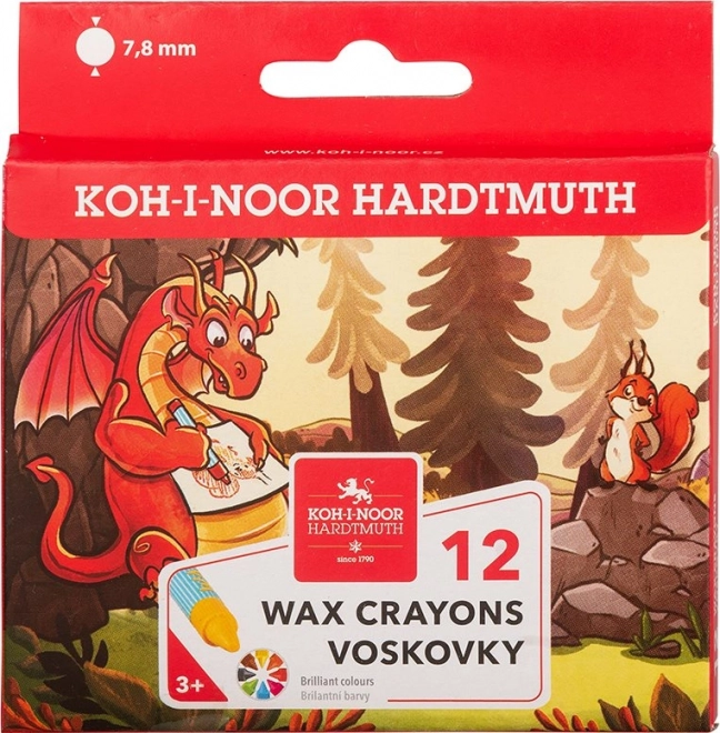 Ceras escolares KOH-I-NOOR 12 uds.