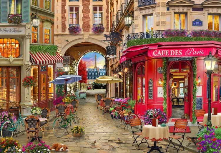 Puzzle Café de París, 1000 piezas BLUEBIRD