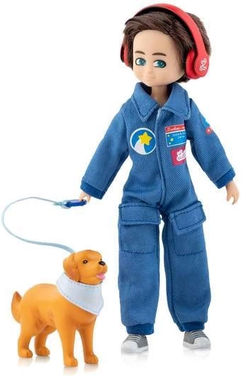 Lottie Finn muñeco con perrito y accesorios de astronauta