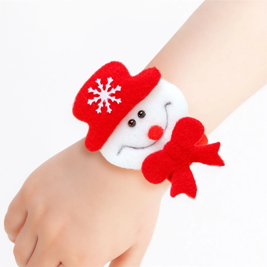 Diadema navideña y accesorio para moño con muñeco de nieve 21 × 8 cm