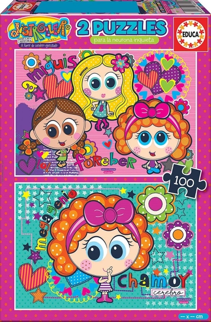 Educa Puzzle Distroller 2x48 piezas