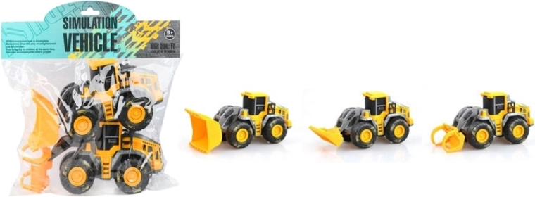 Máquina de construcción – set de dos excavadoras con piezas móviles