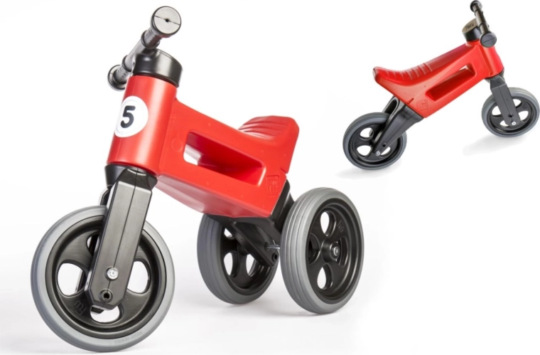 Bicicleta de equilibrio Funny Wheels Rider Sport 2en1 para niños – Rojo