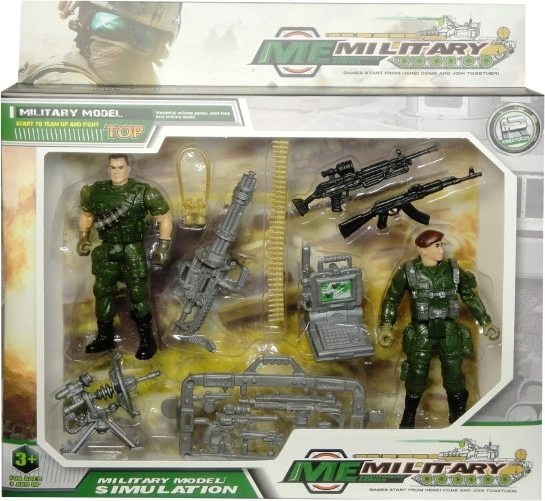 Set militar de figuras y accesorios