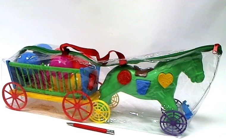 Caballito educativo con carro