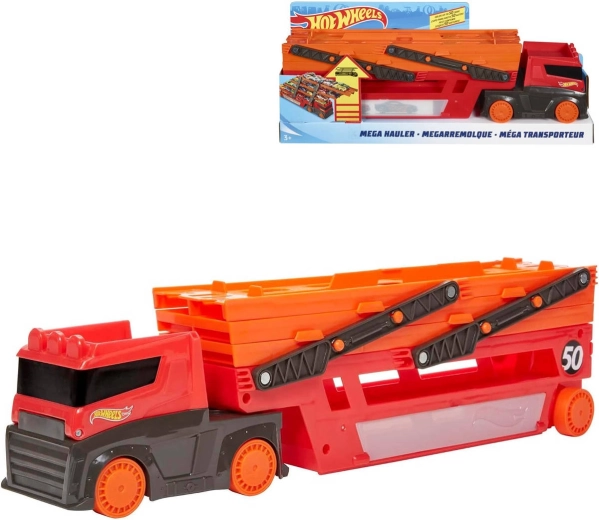 Mega Transporter Hot Wheels 50.º aniversario