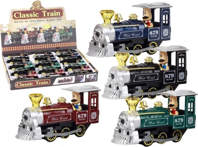 Locomotora con sonidos y luces realistas