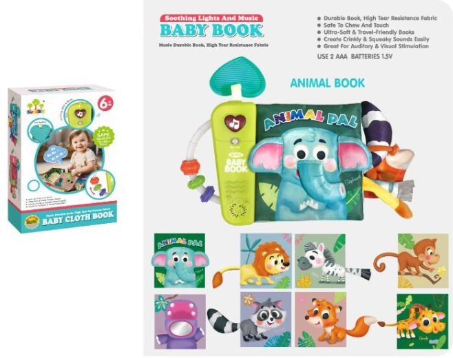 Libro educativo interactivo Jungla para bebés