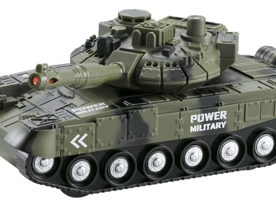 Tanque con mecanismo de inercia 1:20 con efectos de luz y sonido
