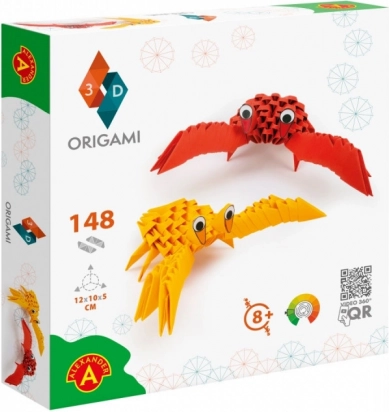 Origami 3D Cangrejos kit creativo
