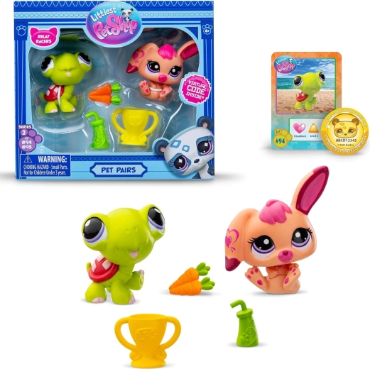 Hasbro Littlest Pet Shop Pet Relay Racers set de figuras y accesorios