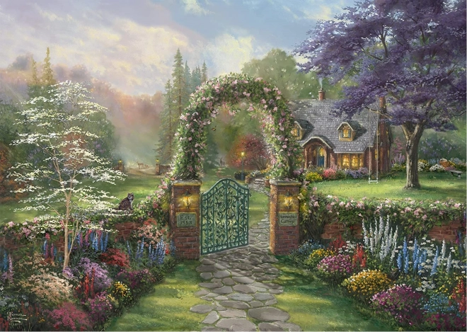 Puzzle casita con colibríes 1000 piezas