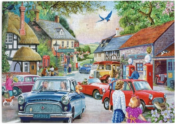 Puzzle House of Puzzles en la gasolinera, 1000 piezas