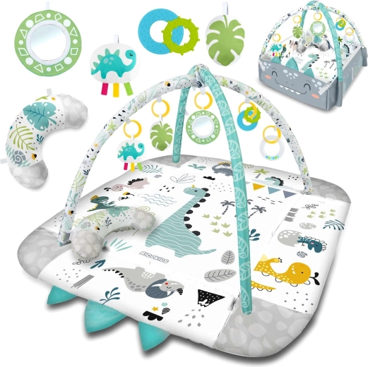 Alfombra de juego infantil interactiva 3en1 Nessi RICOKIDS 110 × 100 cm