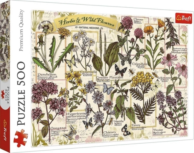 Puzzle de 500 piezas Libro de hierbas