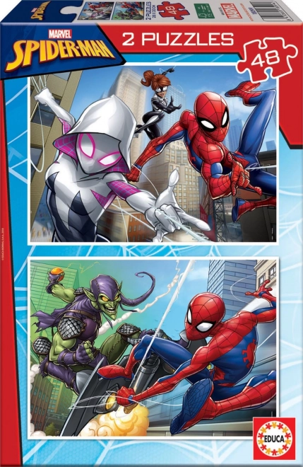 Puzzle Educa Spiderman 2 x 48 piezas
