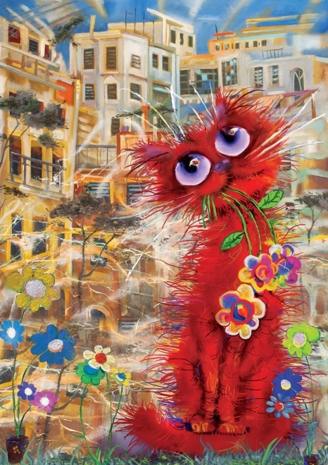 Puzzle Gato rojo de 260 piezas